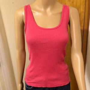 Victoria’s Secret pink ribbed tank top - size medium (5 for $25)